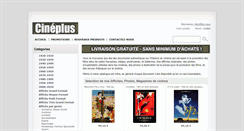 Desktop Screenshot of cineplus.com